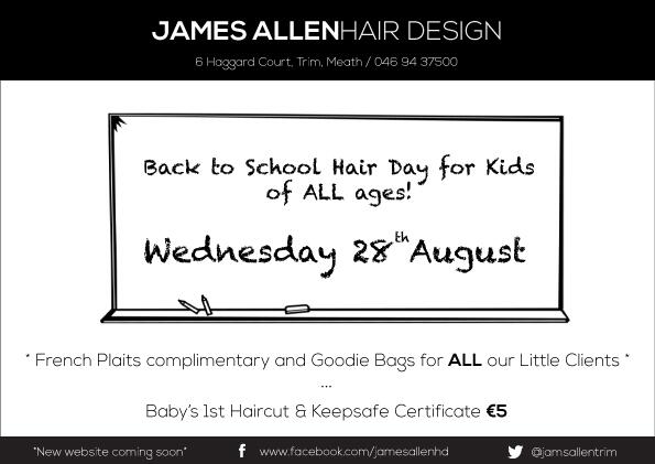 JamesAllenTrim's tweet photo. Back to school special offer: 28th August! Book for appointment to avoid disappointment :) http://t.co/ybU2Ji3tef