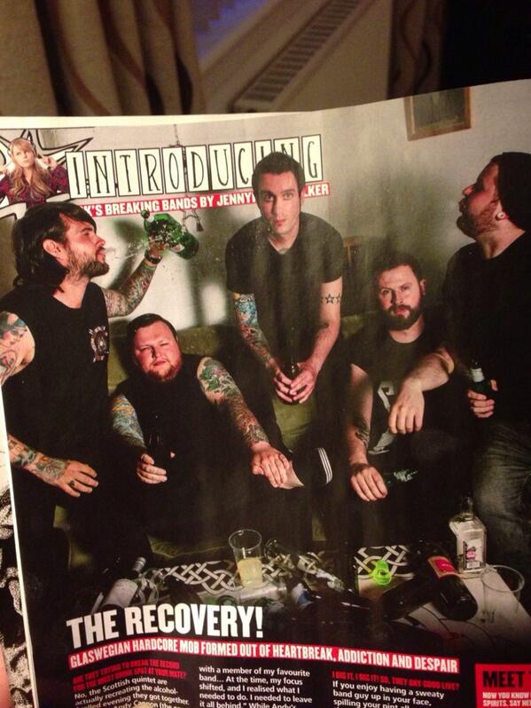 ihatethistree's tweet photo. Here it is! My band @therecoveryuk in the @KerrangMagazine Introducing feature. Go pick up a copy! #party! #proud http://t.co/CDvk94cdFu
