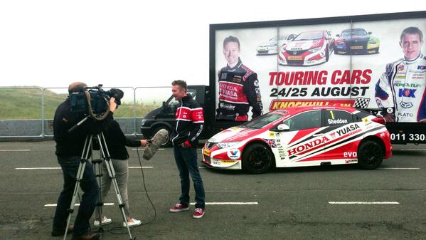 CapaOutdoor's tweet photo. Very excited - We have just spent the day with @stvnews. Look out for us @KRCircuit #BTCC on the news at 6! http://t.co/GKIchWs3p9