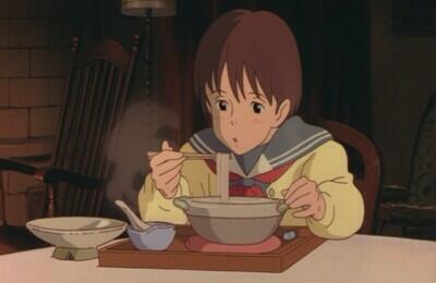 ジブリの食べ物bot בטוויטר 耳をすませば より おじいさんが作ってくれたうどん 美味しそうだと思ったらrt T Co Kvyni0tswd טוויטר
