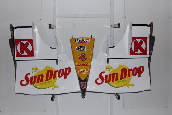 You could own this authentic front wing from <a href="/RyanHunterReay/">Ryan Hunter-Reay</a> car! Check it out --> myab.co/events/7F
