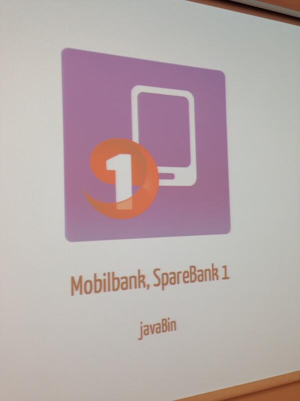 bergkristoffer's tweet image. Klar for historien om SB1 mobilbank #sb1 #javabin #mobile #teknologihuset
