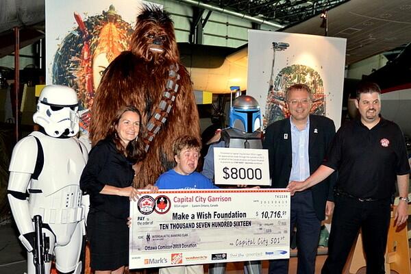 RogueData's tweet image. @RogueData co-sponsored a $10,716 donation to @MakeAWishCA through the @CCG501stLegion - helping a child in need.
