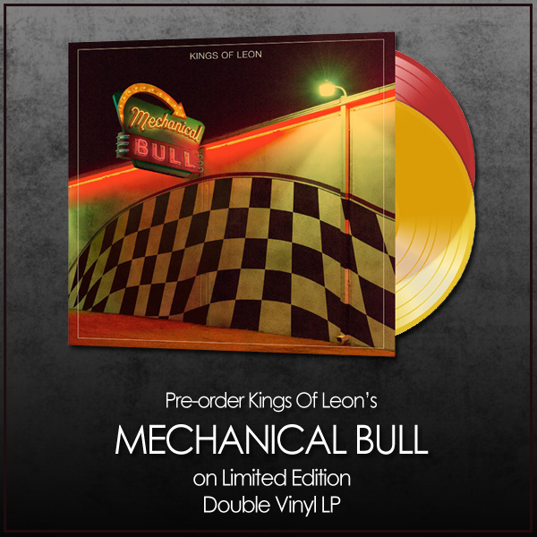 Kings Of Leon on Twitter: "Pre-order Limited Ed. Double LP of Mechanical Bull on 180g red &amp; yellow vinyl: http://t.co/RS5Eoq440G http://t.co/CVBnnFjmj5" / Twitter