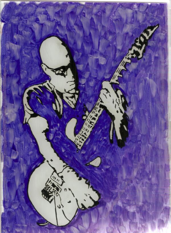 chickenfootjoe's tweet photo. Our #fanart of the week was created on glass by Denis Sangma! More great #Satch fan art at: http://t.co/QK0jx6GeyN http://t.co/gRmhg9Z0yI