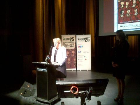 Boreal_CSO's tweet photo. RT: Joyeux 25e anniv. #Cinéfest25! Lancement officiel au Collège Boréal cette après-midi! http://t.co/hGJ96z30R1 @CinefestSudbury @BorealAPP
