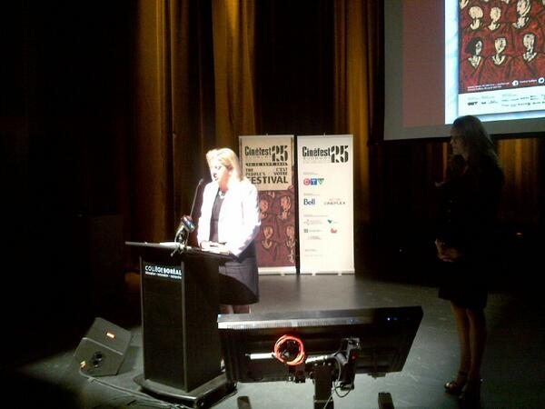 Boreal_CSO's tweet photo. RT: Happy 25th Anniversary #Cinefest25! Official launch at Collège Boréal this afternoon! http://t.co/Wq7rTgnUqD @CinefestSudbury @BorealAPP