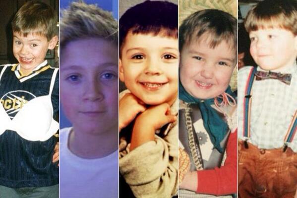 GraceBurner's tweet photo. Ahhhhhhh! 1D when they were kids! Soooo cute like im going to cry :'( im so http://t.co/R6RCTzfcCi
