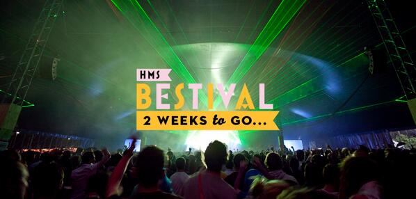 Bestival's tweet photo. Shipmates! Just 2 weeks to go until the good ship #HMSBestival docks at Robin Hill for the party of the year! http://t.co/nq62X3NxcA