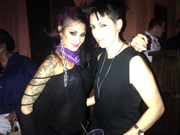 Shedonism's tweet photo. #TBT Shedonism 2012 with wicked genius @DJLISAPITTMAN &amp; the Hot Damn gorgeous @gogomel! #shedonism #vegaspride # http://t.co/dqfW22bd89