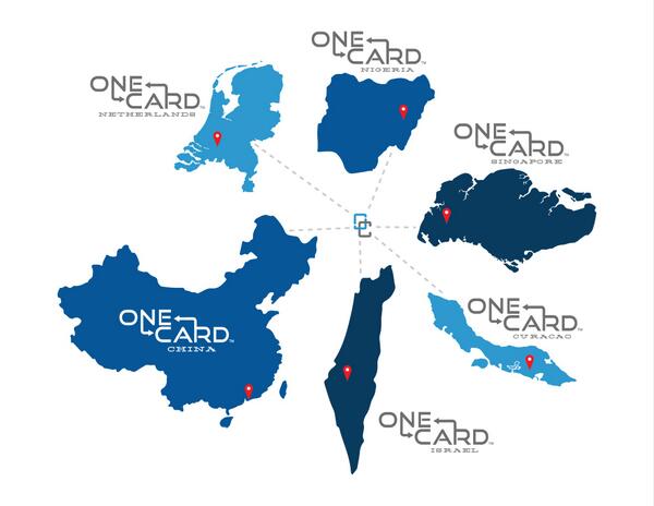 onecardme's tweet photo. As of today One Card is in a total of 13 COUNTRIES! #Netherlands #China #Nigeria #Singapore #Israel #Curacao #OneCard http://t.co/D9HBzufPyA