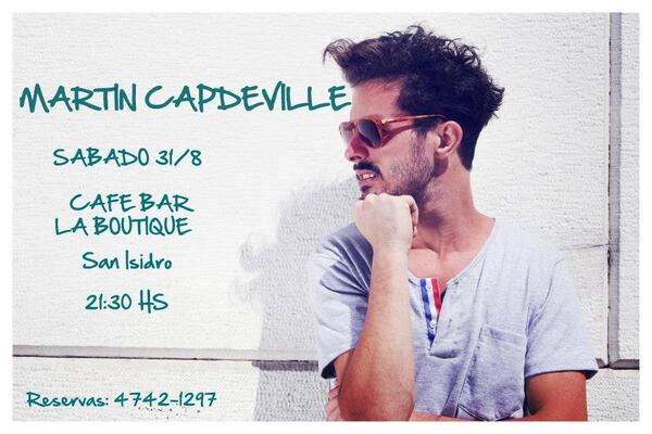 fideolandia's tweet photo. SÁBADO 31 TOCO EN CAFÉ-BAR LA BOUTIQUE 21.30 HS. http://t.co/VKxFm5RMF4