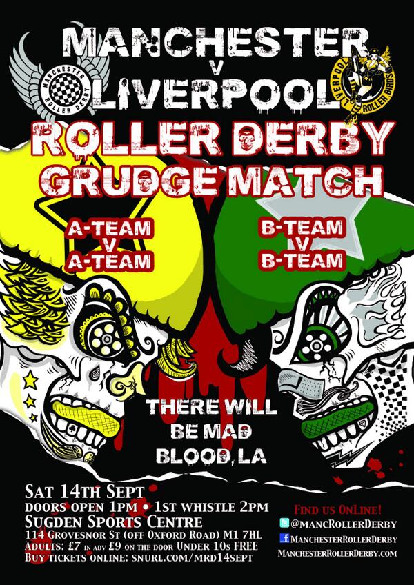 Next home bout poster. That <a href="/lauriepink/">Laurie Pink</a>, she's very good you know!