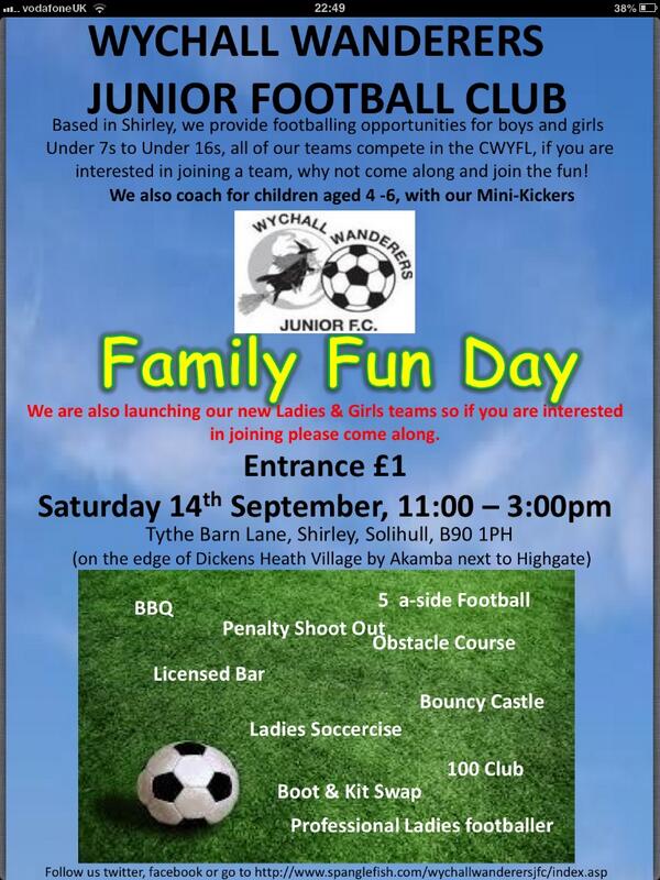Wychall Wanderers FC tweet media