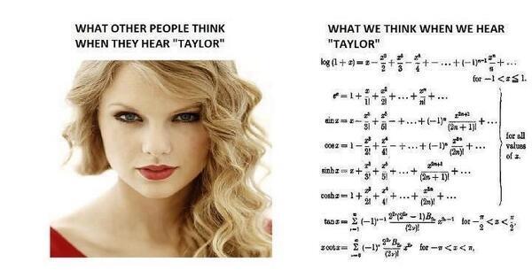 FISICALIMITE's tweet photo. Lo que otra gente piensa cuando oyen Taylor y lo que yo pienso http://t.co/uM6pXk83EA
