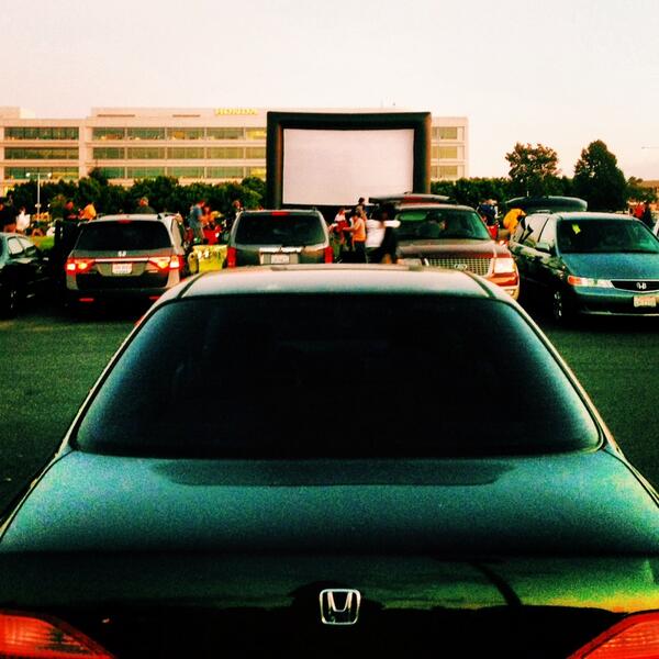 aliciajones's tweet image. Pop-up drive-in @Honda campus in Torrance, CA tonight! #savethedrivein Visit projectdrivein.com