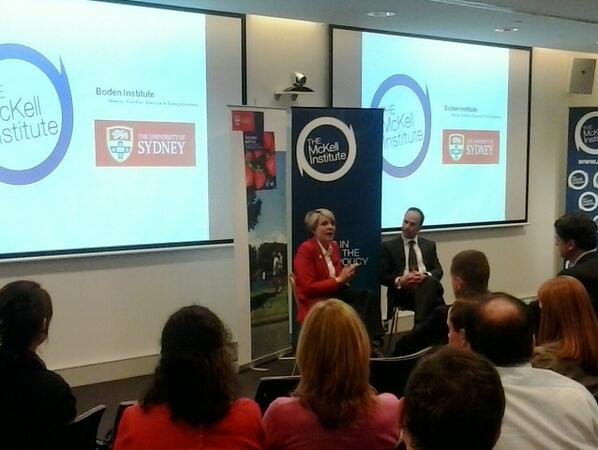 Our Director facilitating Q&amp;A with <a href="/tanya_plibersek/">Tanya Plibersek</a>, who's discussing the govt's reforms with <a href="/Centre4EatDis/">CEDD</a> #auspol