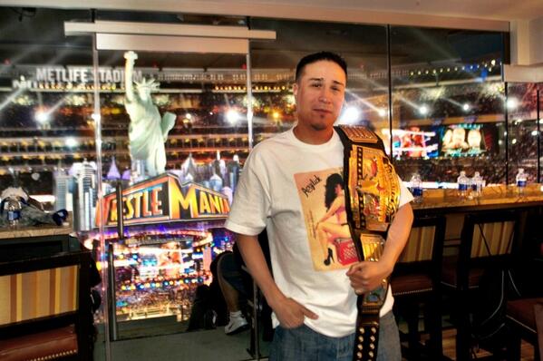 The Champ! #TBT #WrestleMania29 #XXIX #WWE #metlifestadium #NewYorkNewJersey #Acrylick PhotoCredit: @AnthonyNPhoto