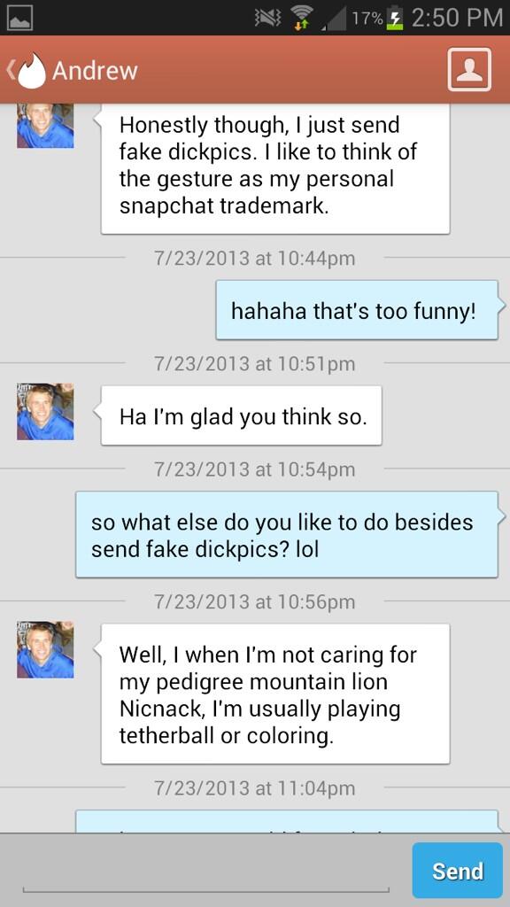 TinderYikes's tweet photo. What a catch! http://t.co/5GDkdMiZgr