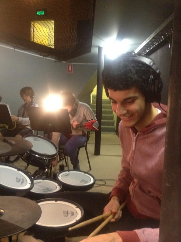 RhysLeslie's tweet photo. Luke in the pit at #sjefootloose http://t.co/xHc4mSkgIW