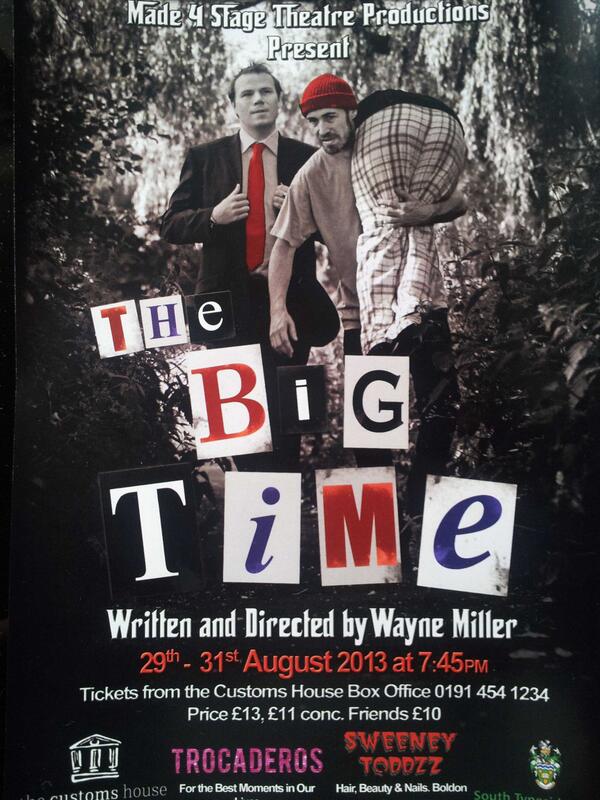 could all my lovely followers give a RT? @TheBigTime2013 opens thurs 29th tickets on sale from @thecustomshouse