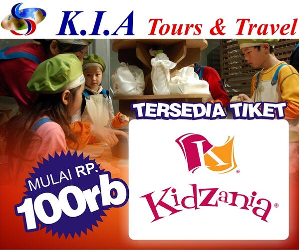 KIAtours's tweet photo. Ready stock ticket masuk Kidzania,Jakarta mulai dari Rp.100.000,- http://t.co/VKlMI5Rc78
