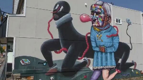Move100Halifax's tweet image. This mural on Gottingen   Street is getting mixed reviews… What do you think? #Halifax