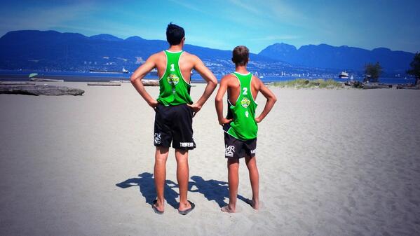 mitchell9922's tweet photo. Beach nationals day 1(pool play)  in Vancouver BC with partner @ntrewern #letsgo http://t.co/RyGC0BsExc