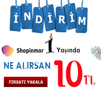 Shopinmor 1 yaşında! Kutlamalar başladı, 31 Ağustos'a kadar ne alırsan 10 TL. Tıkla, kaçırma: bit.ly/12vCD3z