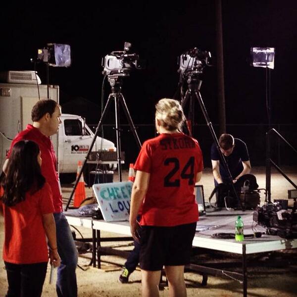 kwtx's tweet photo. Getting ready for West #spiritweek13 http://t.co/gJGHQuRgvB