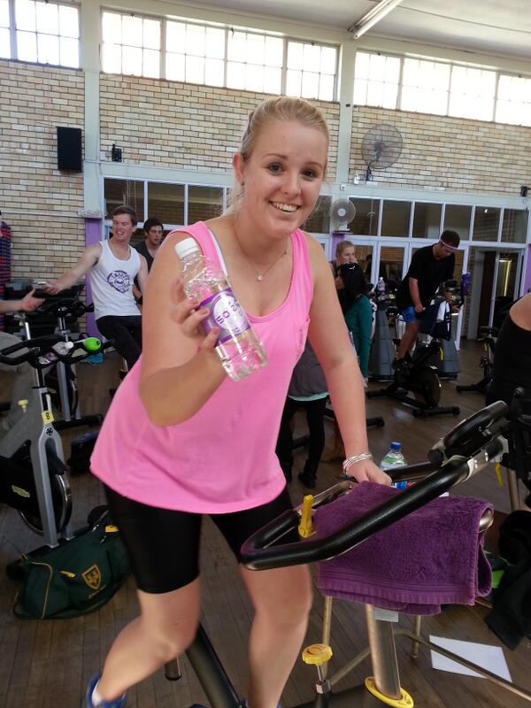 SolewaterEC's tweet photo. Lets go tash.. will check up on you later! Our water will keep you going! http://t.co/PDmkSS7ab9