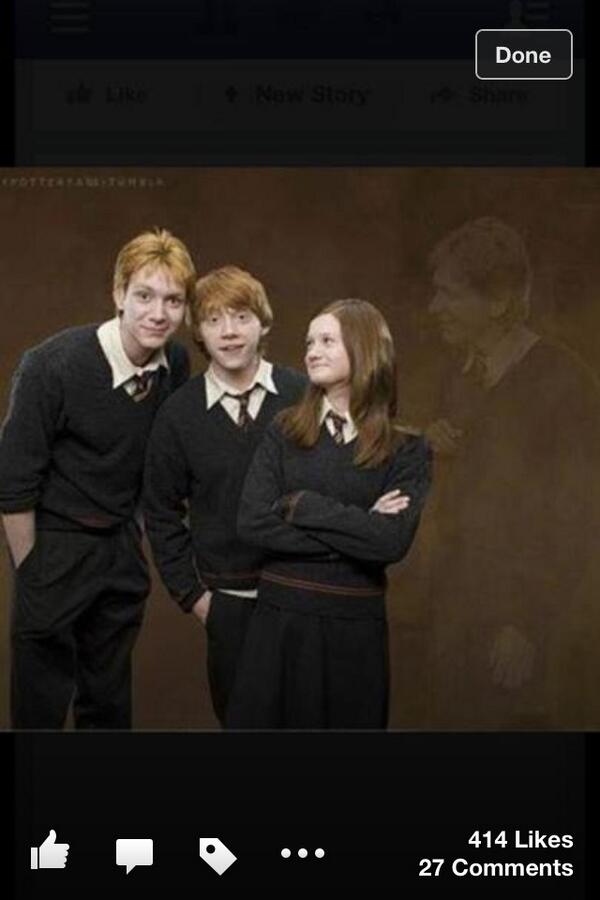 Who did this?!? #HarryPotter #theweasleyfamily