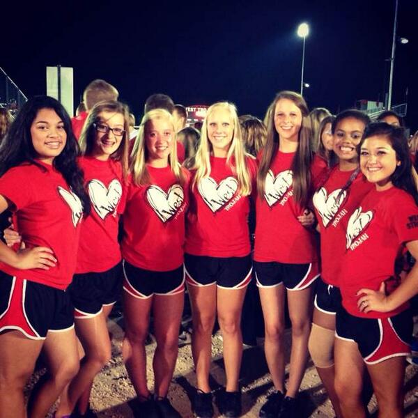 kwtx's tweet photo. West High School showing some spirit this morning #spiritweek13 http://t.co/j6Gr7ialKr