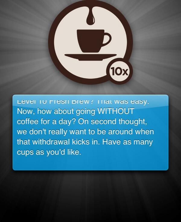 IchSuchDieDDR's tweet photo. Unlocked the "Fresh Brew" badge! http://t.co/pO7vvzGzIR http://t.co/BNyLGGIdZn