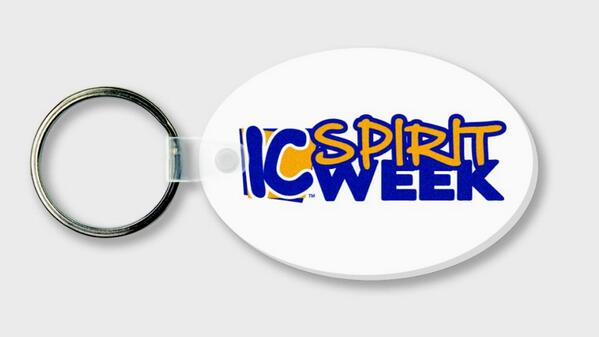ICSpiritWeek's tweet photo. #ICMoveIn Be sure to visit our table in the A&amp;E Center on Sunday to get your FREE IC Spirit Week key chain! http://t.co/pFFJPJxTzY