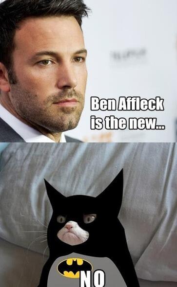 eoghanmcdermo's tweet photo. Personally I think Ben Affleck will do a mighty fine job as the caped crusader. Unlike all of twitter it seems.... http://t.co/1BeQFcNfYR