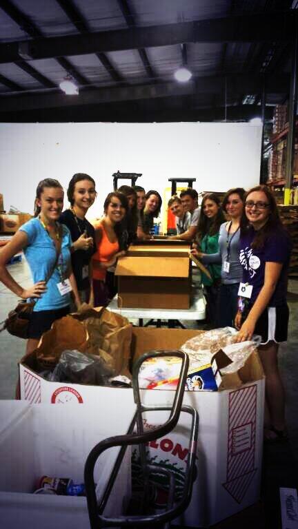 ETSUKoolAidGuy's tweet photo. Group 29 helping pack boxes at second harvest for the service plunge project! @PreviewETSU http://t.co/LEyacfACFq