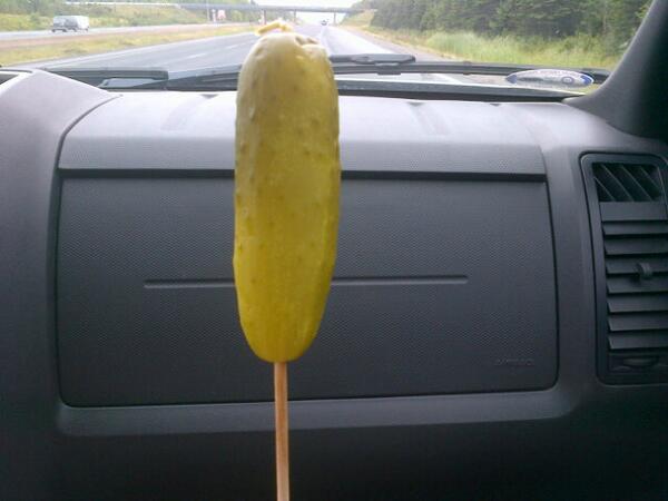 malibu_michy's tweet photo. @BethanykayS just when I didn't think this day could get any better, I find a dill pickle on a stick! #giddyup http://t.co/KaOBXRVJzI