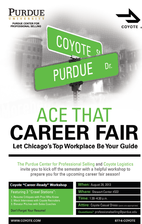 PSEpurdue's tweet image. This is a great event for anyone who is interested in preparing yourself for the upcoming career fairs! #success