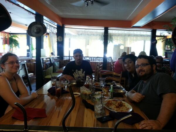 chadjcsmith's tweet photo. Lunch with Si Technology group @ Under the Volcano http://t.co/rae63JYhtP