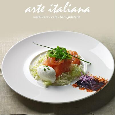 Arte italiana... a place where art meets #taste... #Mykonos #Greece