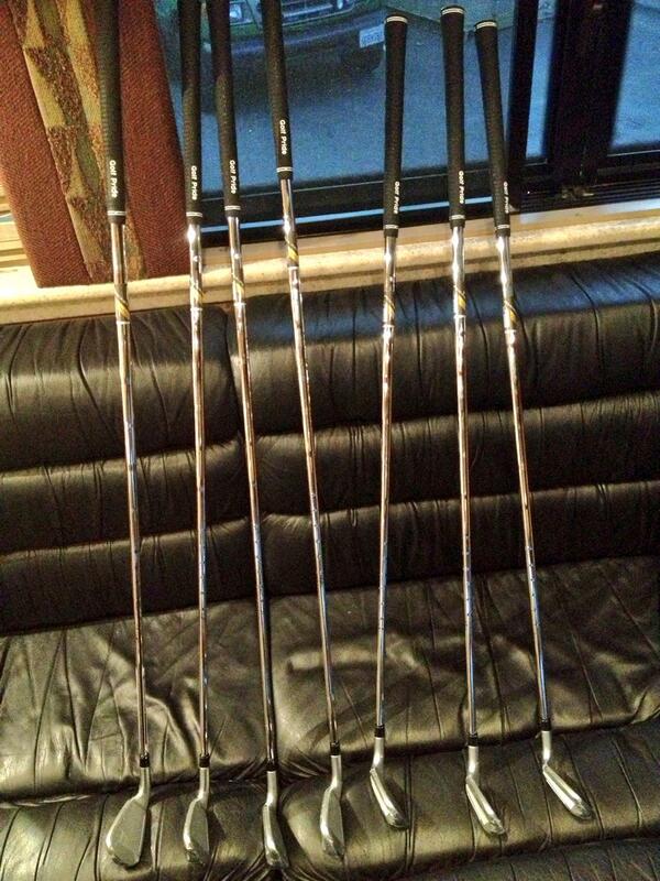 Pooshdaddy's tweet image. Want to say big ups to @TaylorMadeGolf for my new custom fit #rocketbladez can't wait to get these on the course!