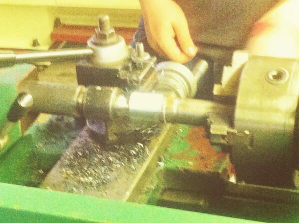 TimothyDaltonWV's tweet image. #OneOfMyFavoriteThingsToDo Work on a lathe. #MachineWork