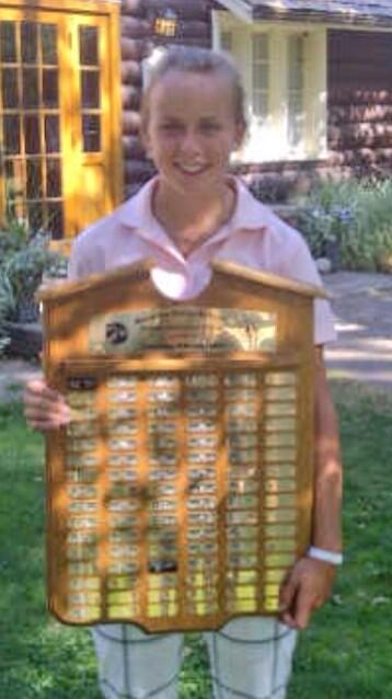 GolfSK's tweet photo. Wow! @11brookeH11 wins the 2013 Women's Lobstick, finishes 3rd on the Women's Order of Merit and she is 14! #LookOut http://t.co/OiKxYBRwLf