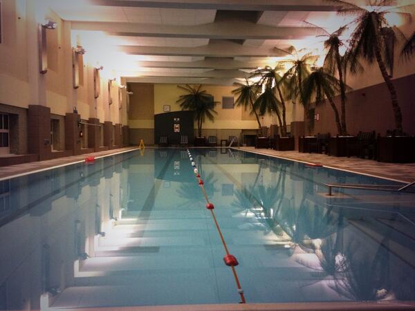 Night swimming .... All for me!