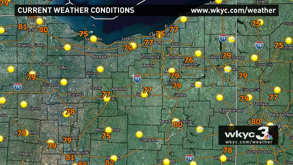 Channel 3 Weather on Twitter "Temperature Peek> Beautiful evening