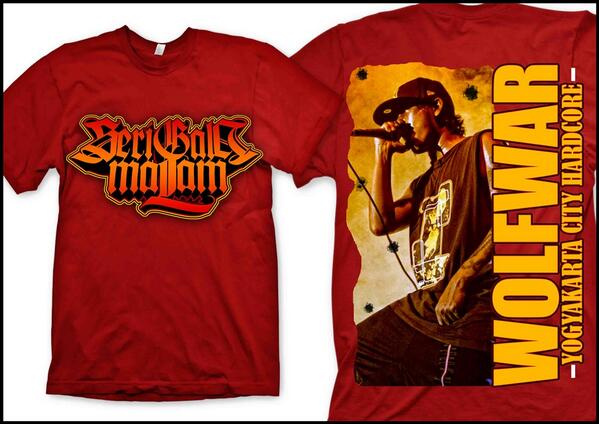 lamngab's tweet image. Kece badai "@FAK_Merch: COMINGSOON SOB!!! T-shirt "SERIGALA MALAM" #LIVEversion #2 http://t.co/YEGhX6IiWP"
