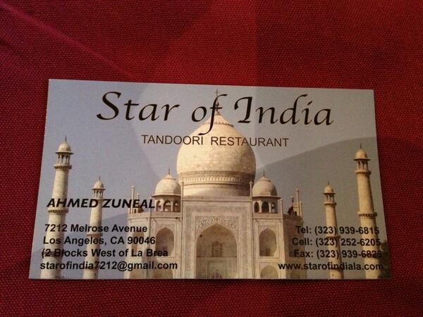 gregludovici's tweet photo. Got tickets to the Groundlings shows &amp; a great Indian restaurant next to the theater! #myKindOfFriday http://t.co/0GIDkswFYT