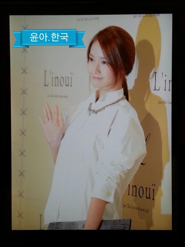 [PIC][31-08-2013]YoonA và Sunny tham dự sự kiện khai trương cửa hàng "L'inoui" vào chiều nay BS_FRM1CQAAV_iX