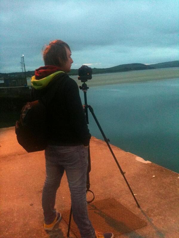 evansimage's tweet image. On location.